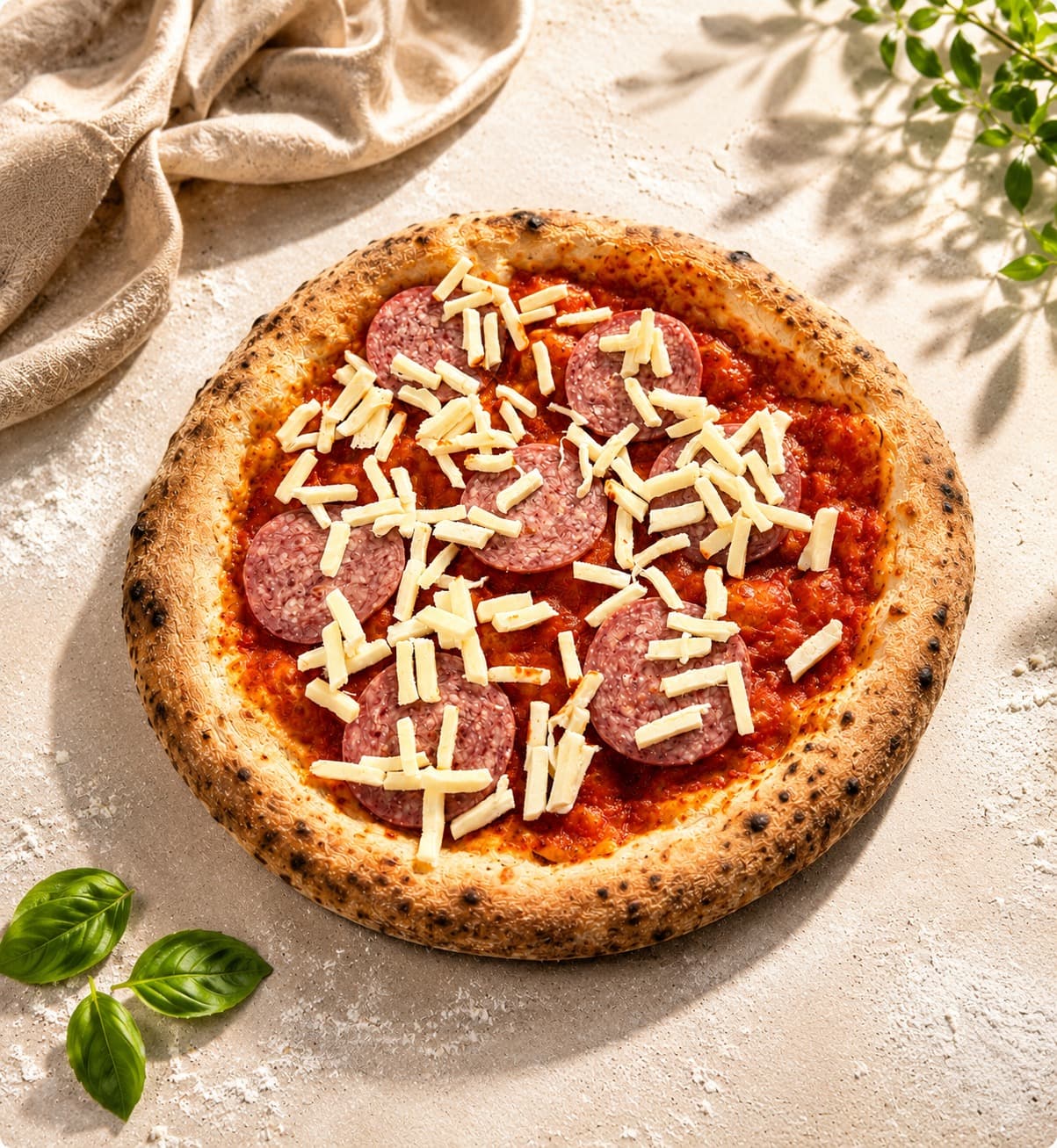 SKYRZA Rustica Pizza frisch gebacken