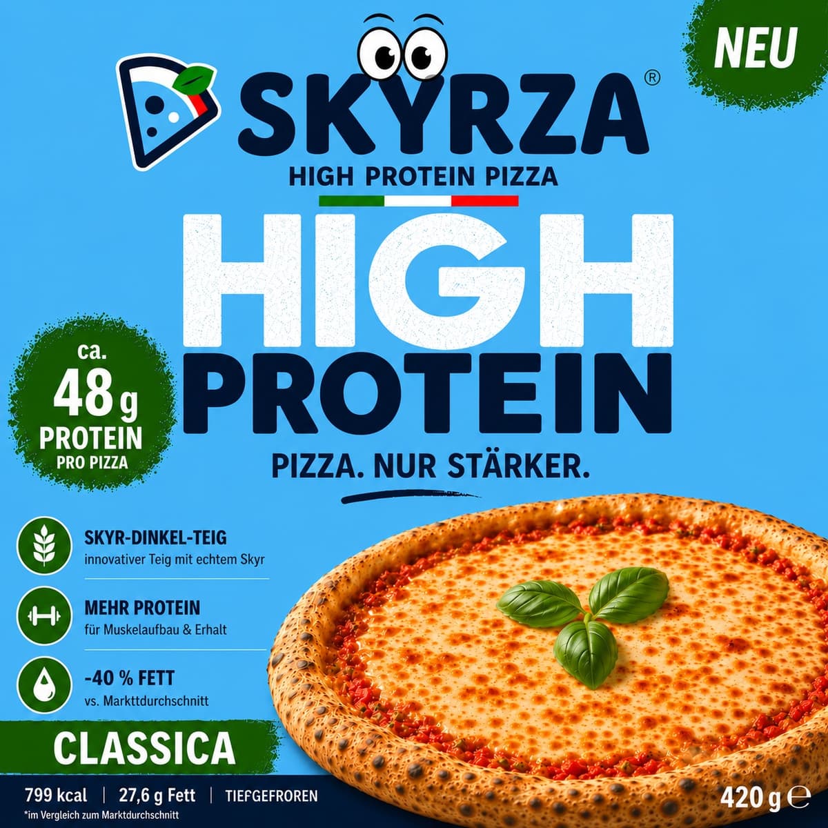 SKYRZA Classica Margherita Verpackung