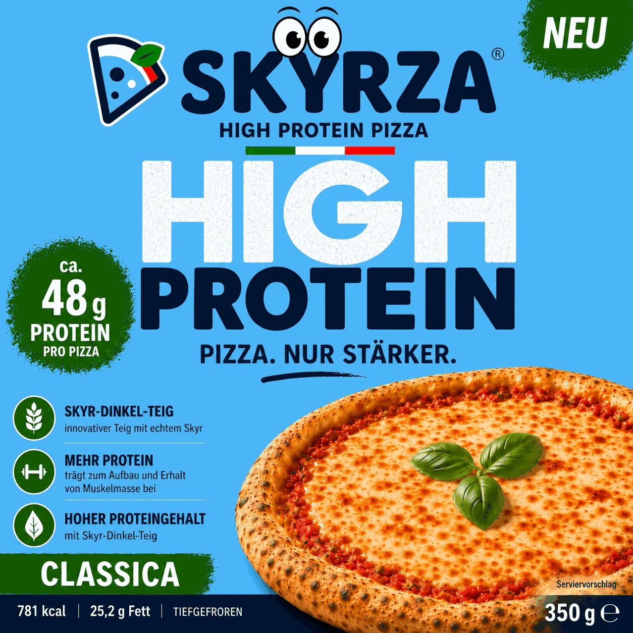SKYRZA Classica Margherita Verpackung