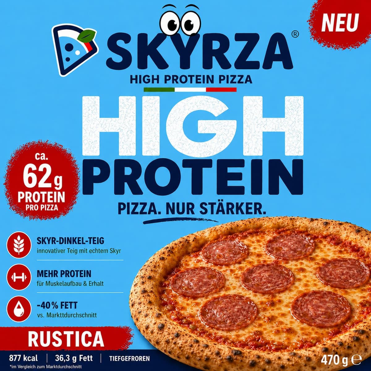 SKYRZA Rustica Salami Pizza
